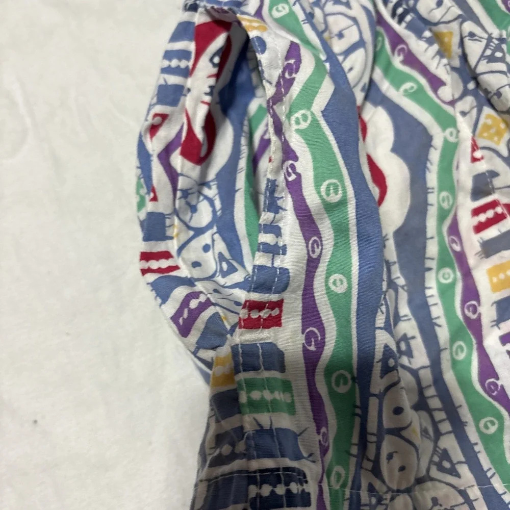 Gazelle New York Men's Print Short Shorts Sz‎ 2 (see measurements) RARE Vintage